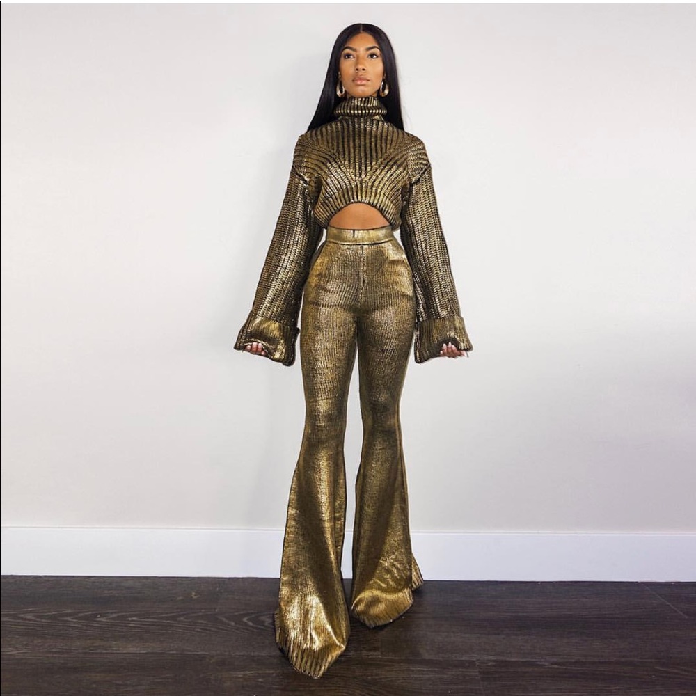 Hanifa Reese Pullover Crop & Rylee Pants Set